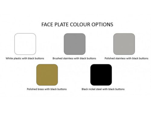 Rako WCM-060 6 Button Wired Modular Panel Cover Plate Options
