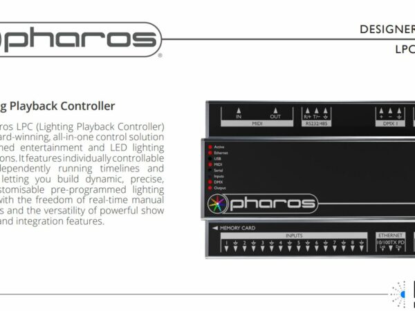 Pharos Designer LPC Lighting Playback Controller
