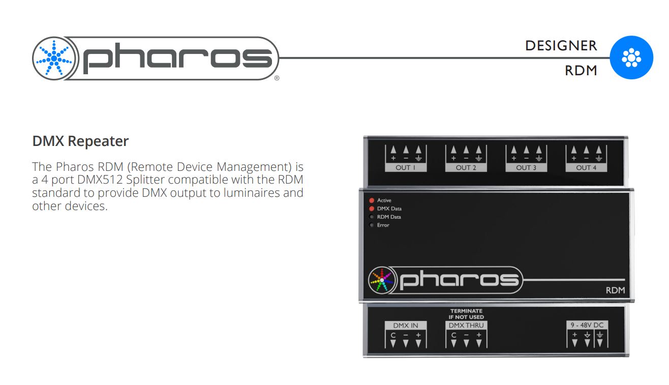 Pharos Controls RDM