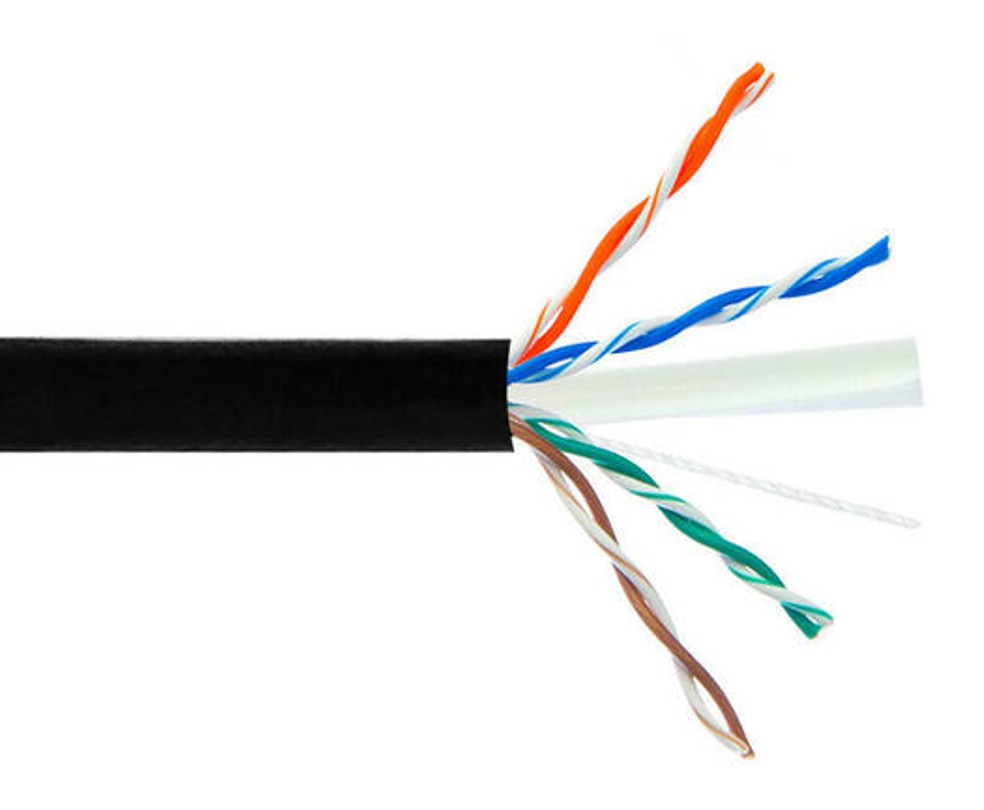 GHS SPECIAL PROJECTS - ICE CAT6 23 AWG LSZH SHEILDED direct burial. ICE Network Cat 6 Direct Burial Outdoor Shielded 1000 Feet Cable - Image 1