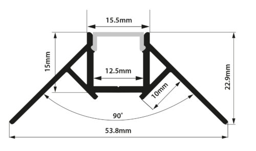 PCi2 LED Profile 2 Metre - Image 2