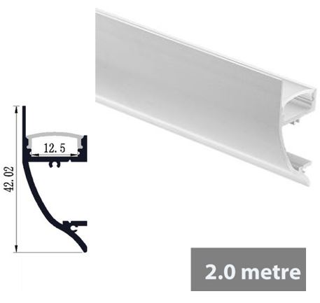 PC22 - 2M Aluminium Channel Profile For LED Ribbon/Tape