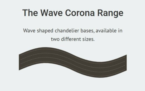 Fibre Optic Corona Wave Effect Chandelier - Image 3