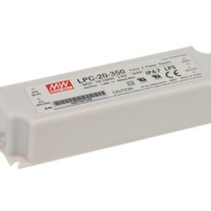 MEAN WELL LPC-20 Series Constant Current Non-Dim IP67 Driver
