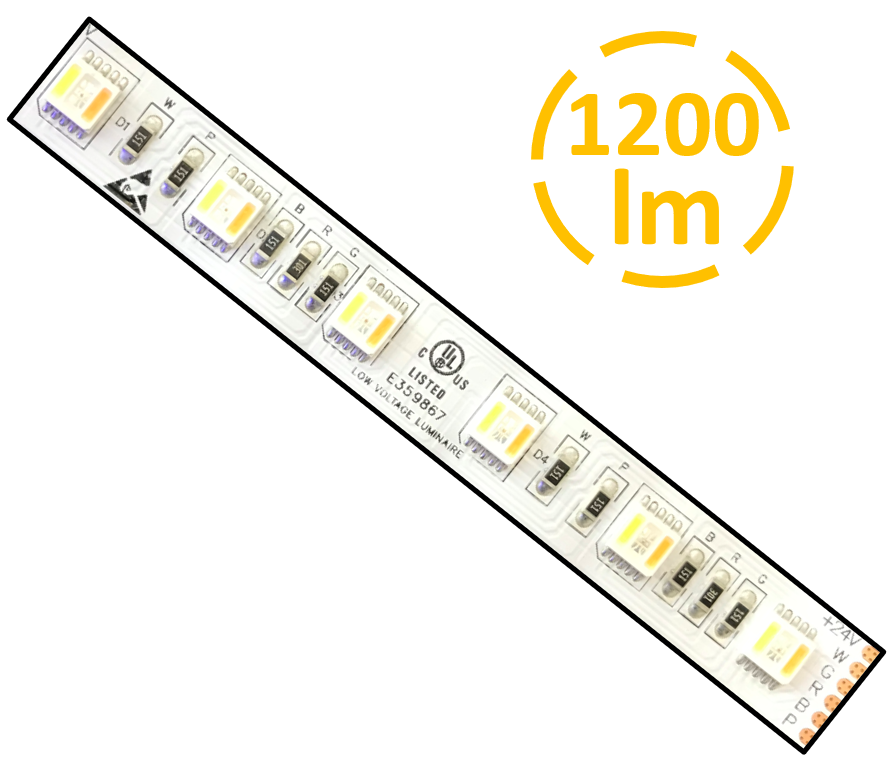 24 Watt per Metre 24volt QL PRO Series RGBWW LED Ribbon Tape