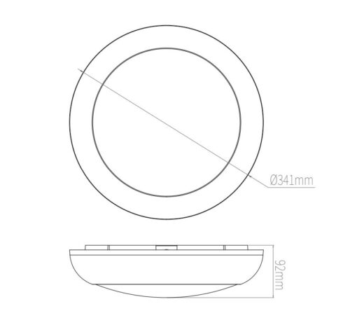 Emergency FORCA Bulkhead 77902 CCT IP65 Tri Watt Microwave - Image 4