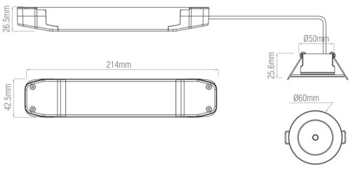 Emergency SightPRO Downlight 2W 6500K - Image 5