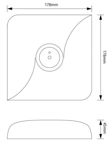 One-LUX SOLO Surface Mount Non-maintained LED Emergency OLS/S/NM3 - Image 3