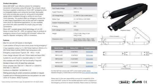 Omni-LED FLEXI RBF Articulated LED Remote Box Emergency - Image 2