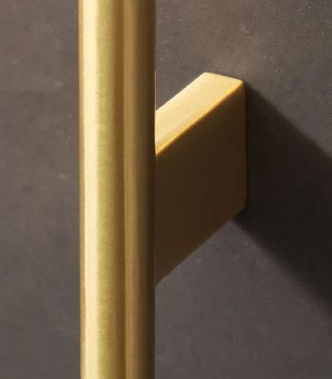 DEC005 ART DECO BRASS STYLE K9 CRYSTAL WALL LIGHT - Image 3