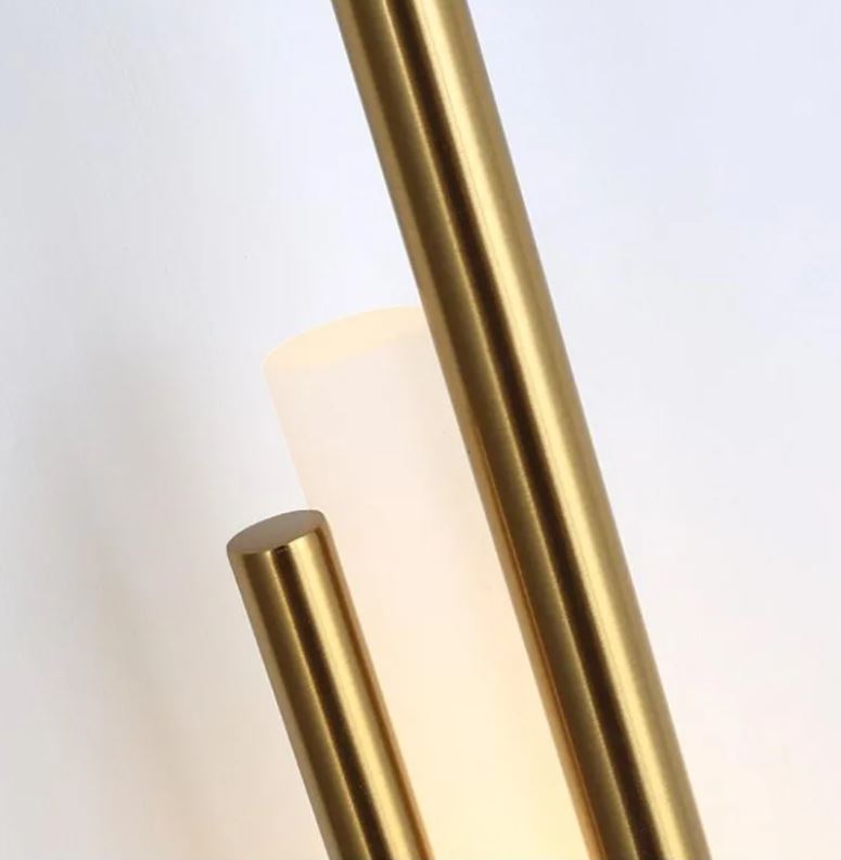 DEC008 ART DECO BRASS STYLE 4 PIECE WALL LIGHT - Image 3