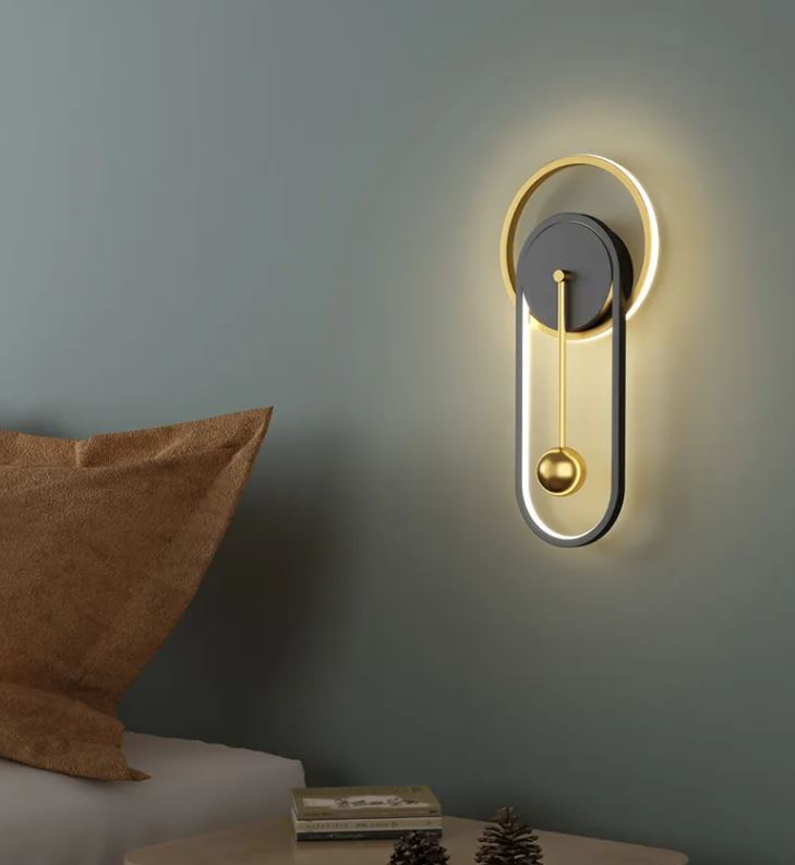 DEC010 ART DECO BRASS STYLE WALL LIGHT