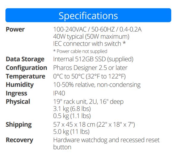 Pharos Designer VLC+ Lighting Controller - Image 6