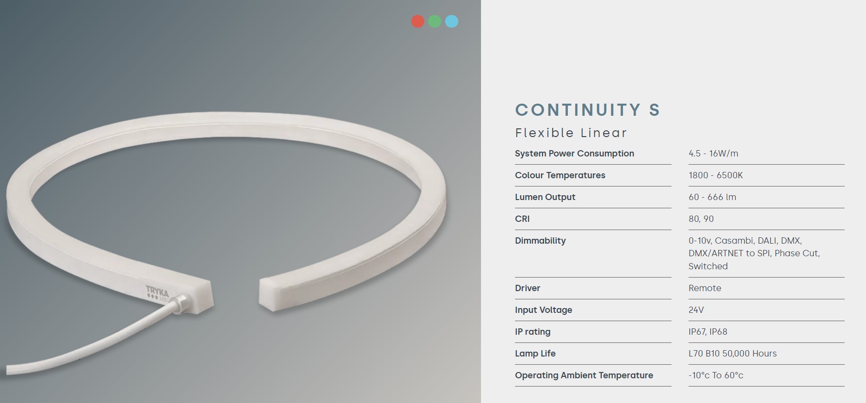 TRYKA CONTINUITY S Flexible Linear - Image 2