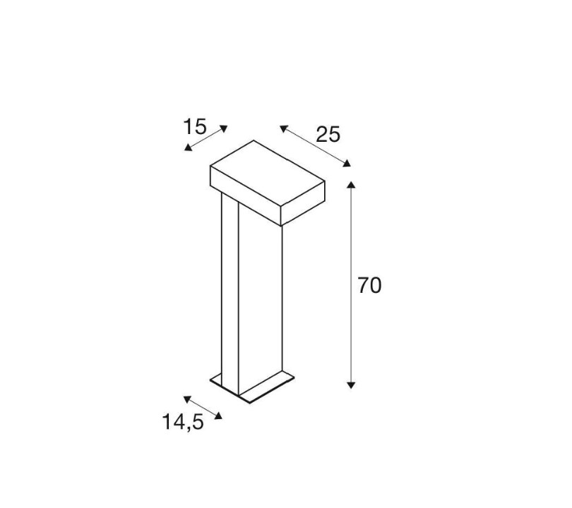 RUSTY Pathlight 70 LED Pole - Image 6