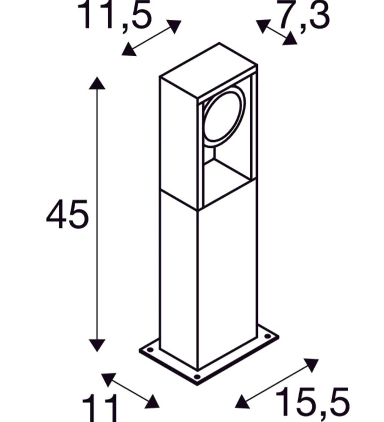 ESKINA FRAME 45 FL outdoor LED floor light - Image 6