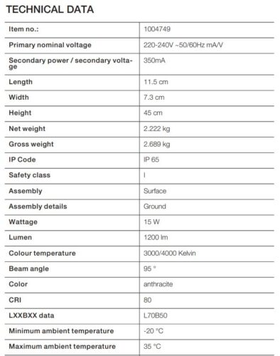 ESKINA FRAME 45 FL outdoor LED floor light - Image 5