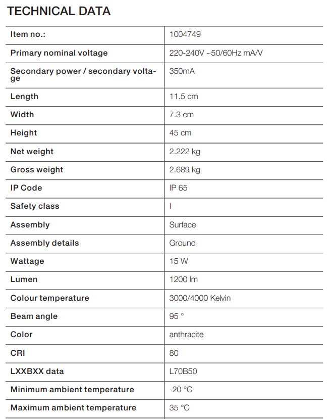 ESKINA FRAME 45 FL outdoor LED floor light - Image 5