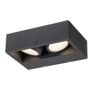 ESKINA FRAME WL Double Wall-Mounted Light Anthracite 27W 3000/4000K