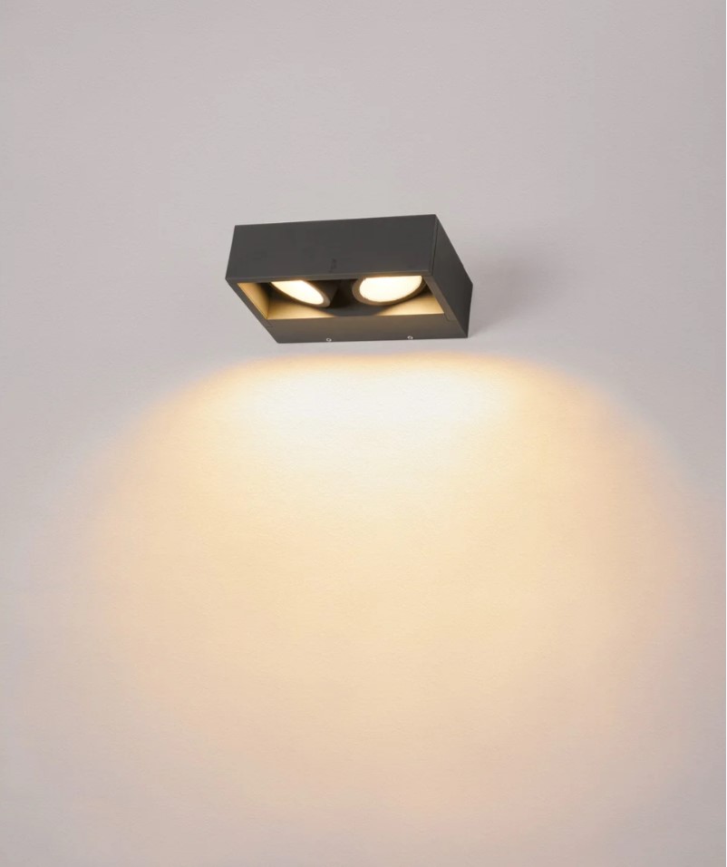 ESKINA FRAME WL double Wall-mounted light Anthracite 27W 3000/4000K - Image 2