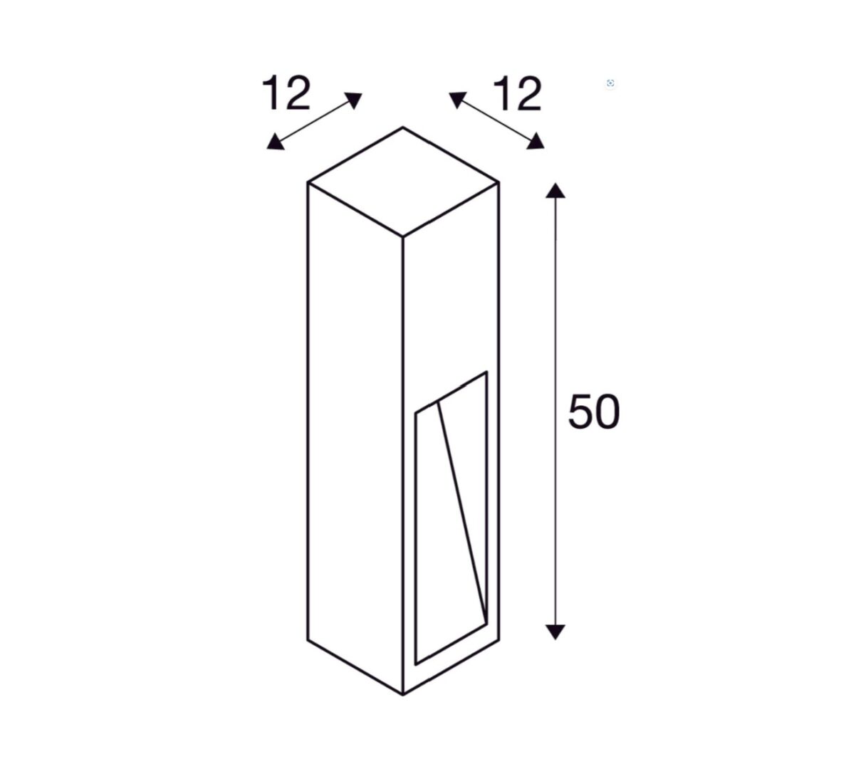 RUSTY SLOT 50 LED Outdoor Floor Stand - Image 2