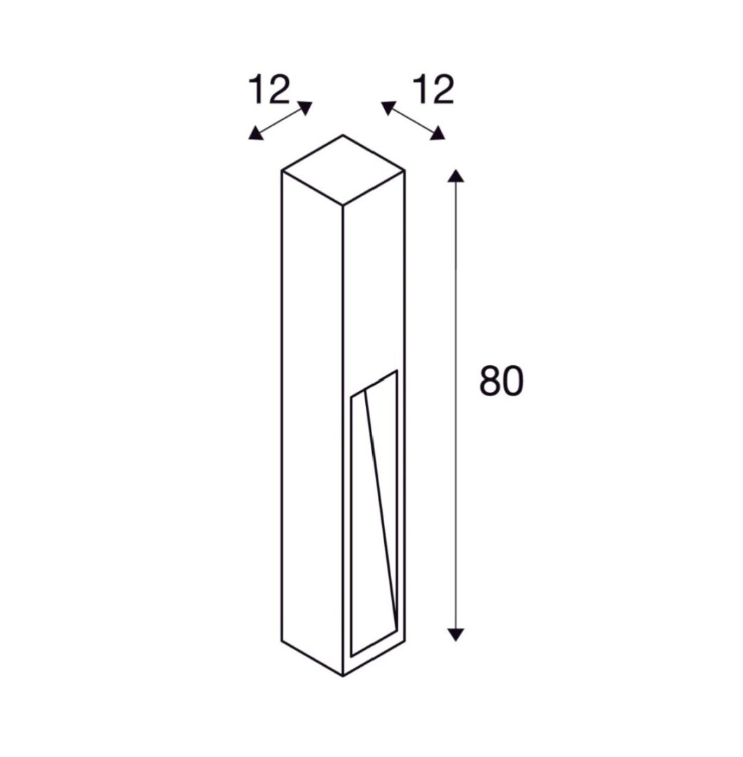 RUSTY SLOT 80 LED Outdoor Floor Stand - Image 2