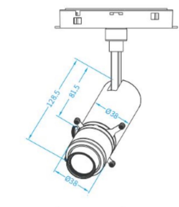 Framing Projector Spotlight Contour Zoom & Focus Magnetic Track 10Watt - Image 19