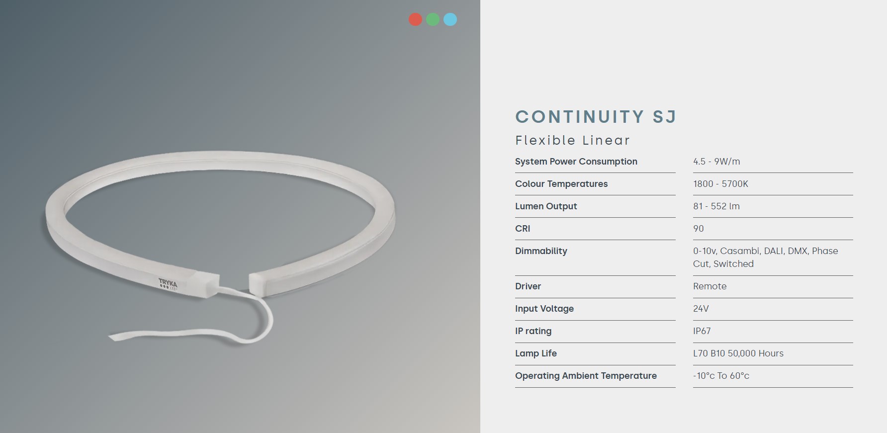 TRYKA CONTINUITY SJ Flexible Linear - Image 2