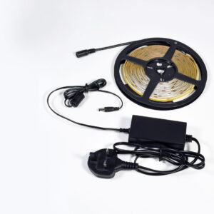 10.5W/m LED 24V 5m Spotless Ribbon Tape Kit IP20 including driver