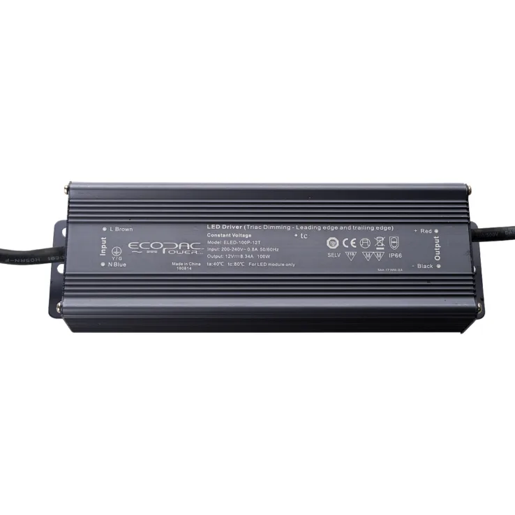 Ecopac ELED-100P-T 100W Mains Trailing Edge Triac Dimmable LED Drivers