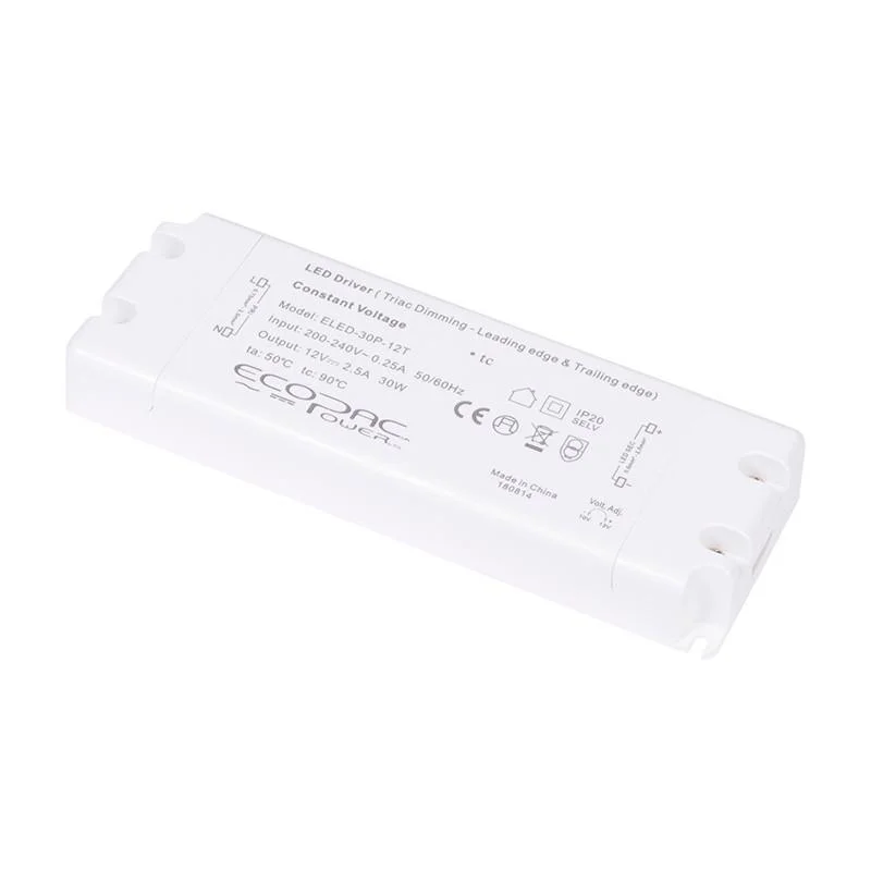 Ecopac ELED-30P-T 30W TRIAC-Dimmable Constant Voltage LED Drivers - Image 3
