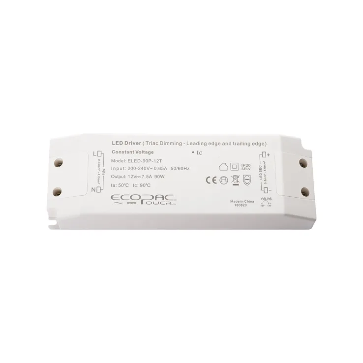 Ecopac 90W Mains Leading & Trailing Edge Triac Dimmable LED Drivers