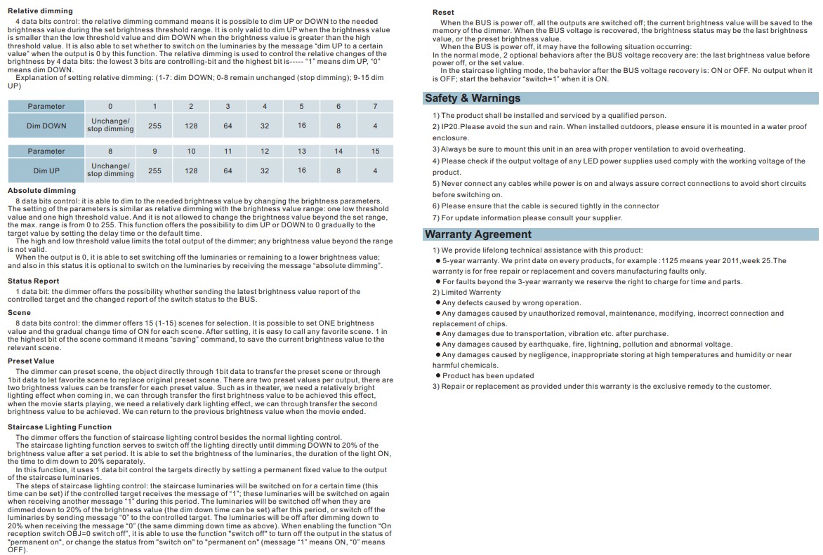 KNX Decoder RGBW Constant Voltage - Image 3