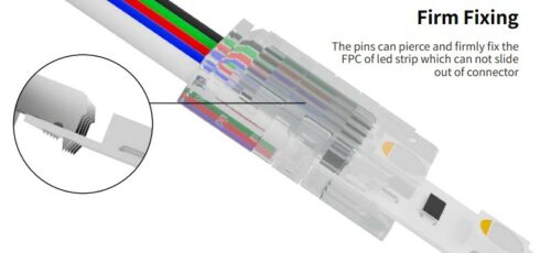 LED Versi Clip Ribbon Tape Solderless Connectors - Image 4