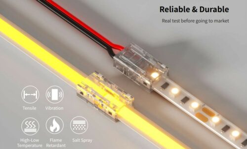 LED Maxi Clip Ribbon Tape Solderless Connectors - Image 2