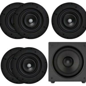 Sonance K1 In-Ceiling Cinema Bundle With VX66Rs Round Speakers and S10i Active Subwoofer