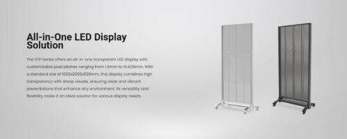 LED Transparent Portable Advertising Video Screen - Image 5