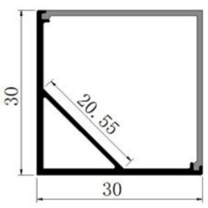 PC15 LED Profile 2 Metre - Image 2