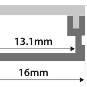 PC26 LED Profile 2 Metre - Image 2
