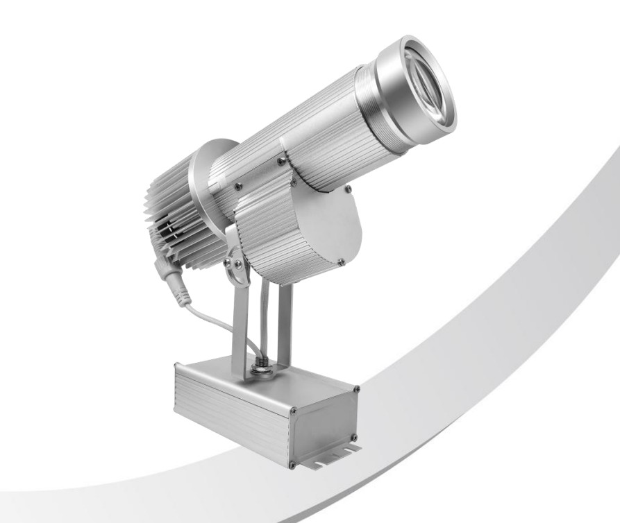GHSMIZ-W-A GHS special projects external GOBO projector image GHSMIZ-W-A Image 15-55Watt Gobo Projector LED IP65 - Image 1