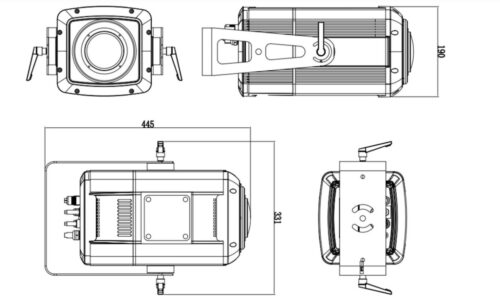 GHSMIZ-WZ Image GOBO Projector 100W LED IP65 - Image 2