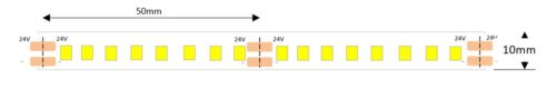 22W per Metre 24V Tape Single Colour - Image 2