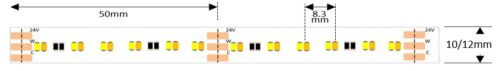 19.2W per Metre 24volt Tunable single CCT mix - Image 2
