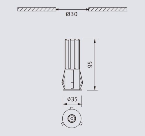 5W Ori Spot Dimmable LED downlight GHSMVC2002G130OP - Image 2