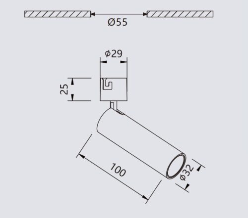 5W Valo Dimmable LED Spotlight GHSMVC2002G140-5W - Image 2