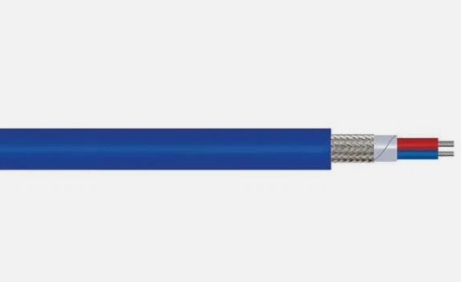 GHS special projects Cable Blue MIC DMX Cable PP2845 Po-Power Smart Control DMX 1 pair cable 100m reel - Image 1