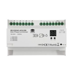4-Channel DALI Phase Dimmer (SR2303AC4CHDIN)