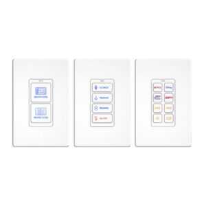 RTI Control KP 2/4/8 Button In-Wall PoE Keypad Controller