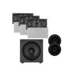 Sonance K2 In-Wall Cinema Bundle With VX62 LCRs and VX62R Round Speakers and S10i Active Subwoofer: SET