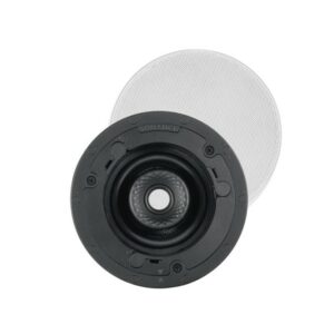 Sonance VX46R SST 4" Round Single Stereo Speaker With White Micro Trim Grille: EACH